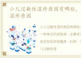 小儿过敏性湿疹原因有哪些，小儿过敏性湿疹原因