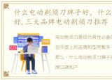 什么电动剃须刀牌子好，什么电动剃须刀好,三大品牌电动剃须刀推荐