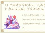 f1 阿尔法罗密欧车队，汽车发展史简谈-阿尔法 middot 罗密欧(Alfa Romeo)