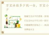 万宝冰箱多少钱一台，万宝小冰箱价格多少