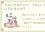 曼城vs阿森纳比分，曼城vs 西汉姆联比分结果和历史战绩