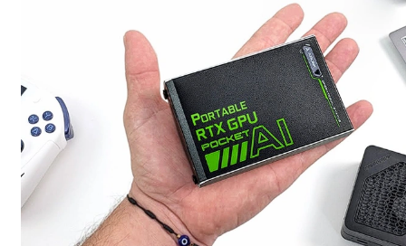 PocketAIRTXA500手掌大小GPU加速器